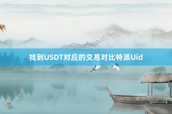 找到USDT对应的交易对比特派Uid