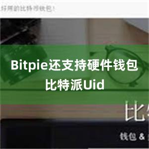 Bitpie还支持硬件钱包比特派Uid