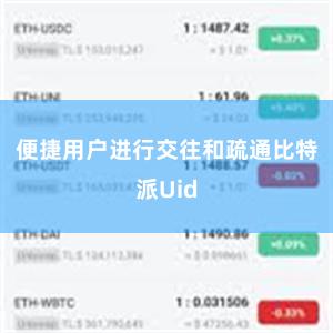 便捷用户进行交往和疏通比特派Uid